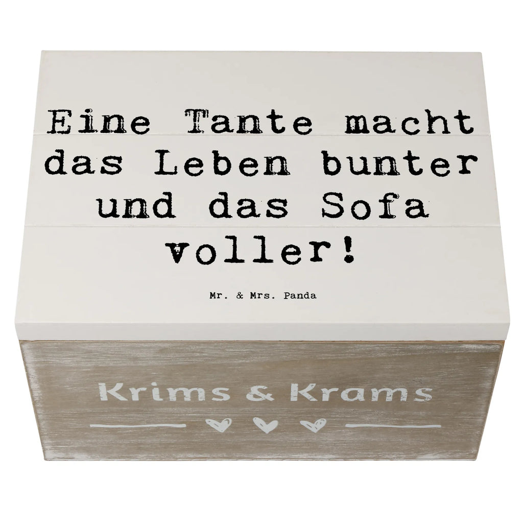 Holzkiste Spruch Bunte Tante Schatzkiste, Aufbewahrungsbox, Erinnerungskiste, Geschenkdose, Schatulle, Dekokiste, Holzkiste, Truhe, Geschenkbox, Erinnerungsbox, XXL, Kiste, Familie, Vatertag, Muttertag, Bruder, Schwester, Mama, Papa, Oma, Opa