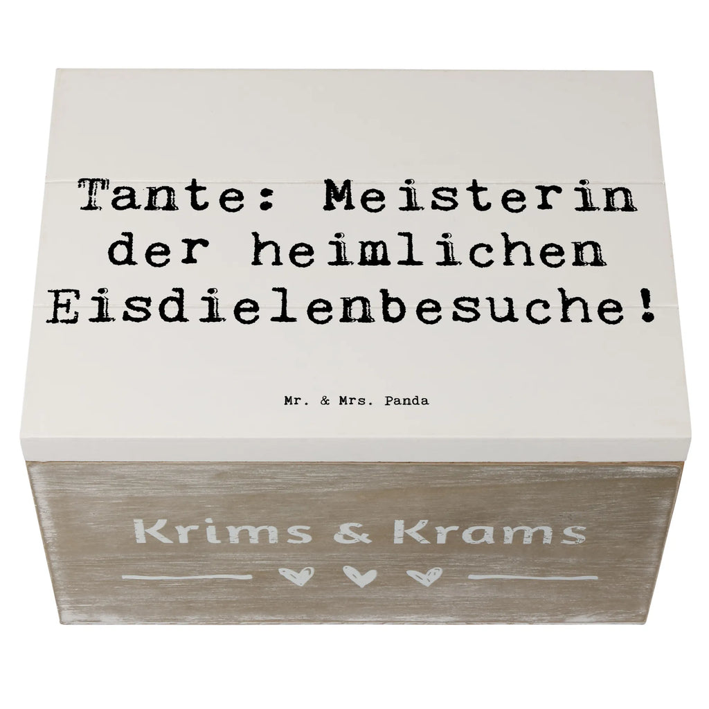 Holzkiste Spruch Tante Eisdielenmeisterin Schatulle, Geschenkdose, Erinnerungsbox, Erinnerungskiste, Schatzkiste, Holzkiste, Truhe, Dekokiste, XXL, Kiste, Geschenkbox, Aufbewahrungsbox, Familie, Vatertag, Muttertag, Bruder, Schwester, Mama, Papa, Oma, Opa