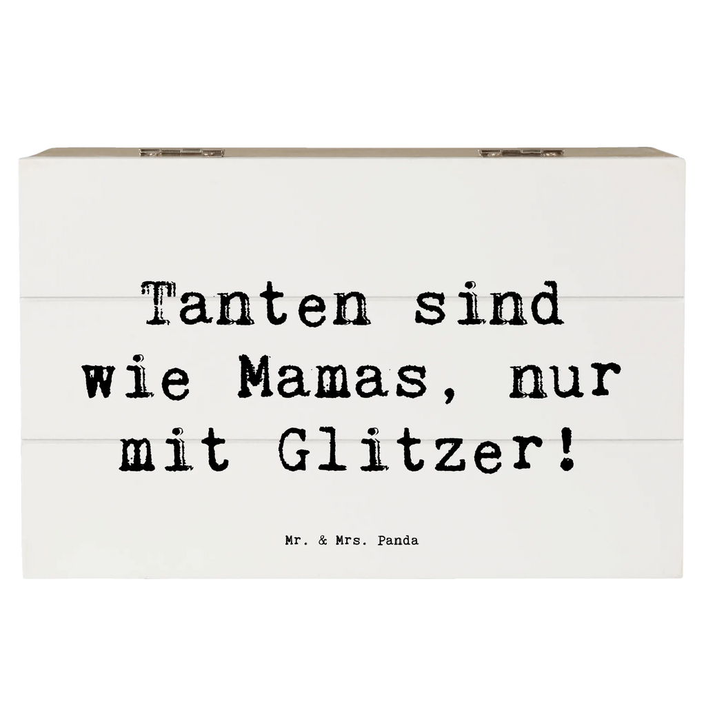 Holzkiste Spruch Glitzernde Tante Schatzkiste, Dekokiste, Truhe, XXL, Schatulle, Geschenkbox, Aufbewahrungsbox, Erinnerungsbox, Erinnerungskiste, Holzkiste, Kiste, Geschenkdose, Familie, Vatertag, Muttertag, Bruder, Schwester, Mama, Papa, Oma, Opa