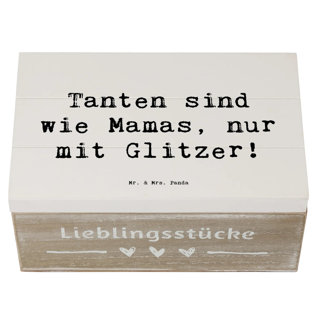 Holzkiste Spruch Glitzernde Tante Schatzkiste, Dekokiste, Truhe, XXL, Schatulle, Geschenkbox, Aufbewahrungsbox, Erinnerungsbox, Erinnerungskiste, Holzkiste, Kiste, Geschenkdose, Familie, Vatertag, Muttertag, Bruder, Schwester, Mama, Papa, Oma, Opa