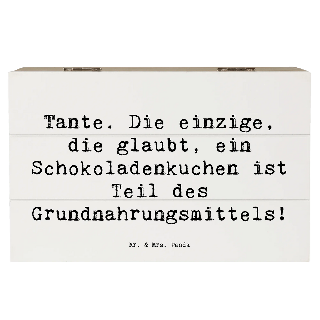Holzkiste Spruch Tante Schokoladenkuchen Truhe, Kiste, Aufbewahrungsbox, Erinnerungskiste, XXL, Schatulle, Erinnerungsbox, Geschenkdose, Dekokiste, Geschenkbox, Holzkiste, Schatzkiste, Familie, Vatertag, Muttertag, Bruder, Schwester, Mama, Papa, Oma, Opa