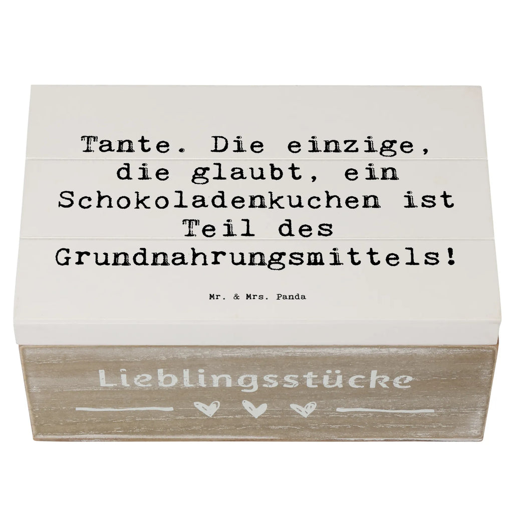 Holzkiste Spruch Tante Schokoladenkuchen Truhe, Kiste, Aufbewahrungsbox, Erinnerungskiste, XXL, Schatulle, Erinnerungsbox, Geschenkdose, Dekokiste, Geschenkbox, Holzkiste, Schatzkiste, Familie, Vatertag, Muttertag, Bruder, Schwester, Mama, Papa, Oma, Opa