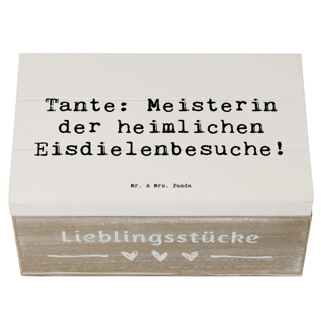 Holzkiste Spruch Tante Eisdielenmeisterin Schatulle, Geschenkdose, Erinnerungsbox, Erinnerungskiste, Schatzkiste, Holzkiste, Truhe, Dekokiste, XXL, Kiste, Geschenkbox, Aufbewahrungsbox, Familie, Vatertag, Muttertag, Bruder, Schwester, Mama, Papa, Oma, Opa