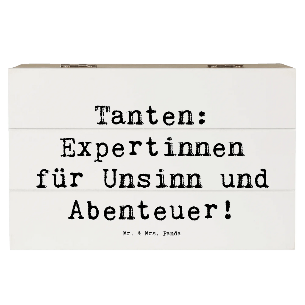 Holzkiste Spruch Tante Abenteuer Truhe, Dekokiste, Erinnerungskiste, Erinnerungsbox, Schatzkiste, Geschenkdose, Kiste, Schatulle, Holzkiste, Geschenkbox, XXL, Aufbewahrungsbox, Familie, Vatertag, Muttertag, Bruder, Schwester, Mama, Papa, Oma, Opa