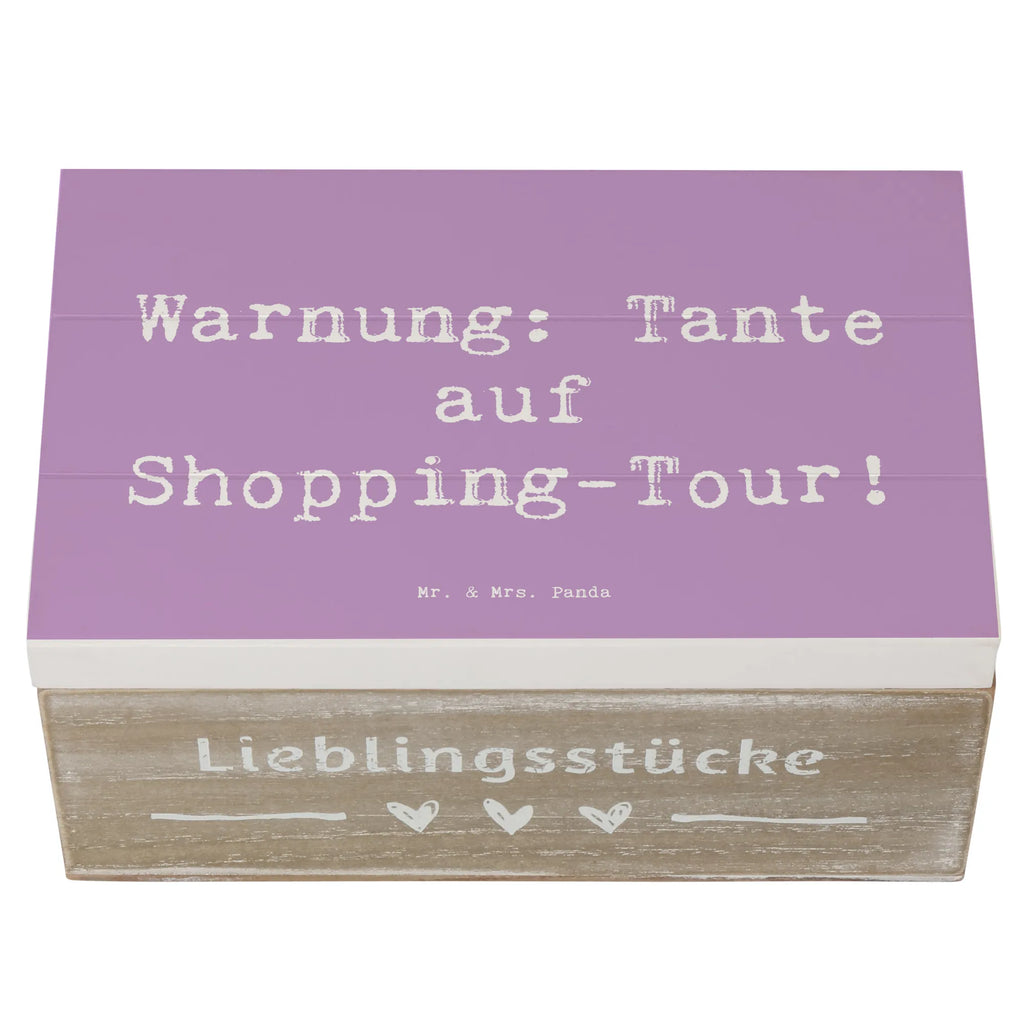 Holzkiste Spruch Tante Shopping Kiste, XXL, Schatzkiste, Geschenkbox, Aufbewahrungsbox, Geschenkdose, Erinnerungskiste, Schatulle, Erinnerungsbox, Dekokiste, Truhe, Holzkiste, Familie, Vatertag, Muttertag, Bruder, Schwester, Mama, Papa, Oma, Opa