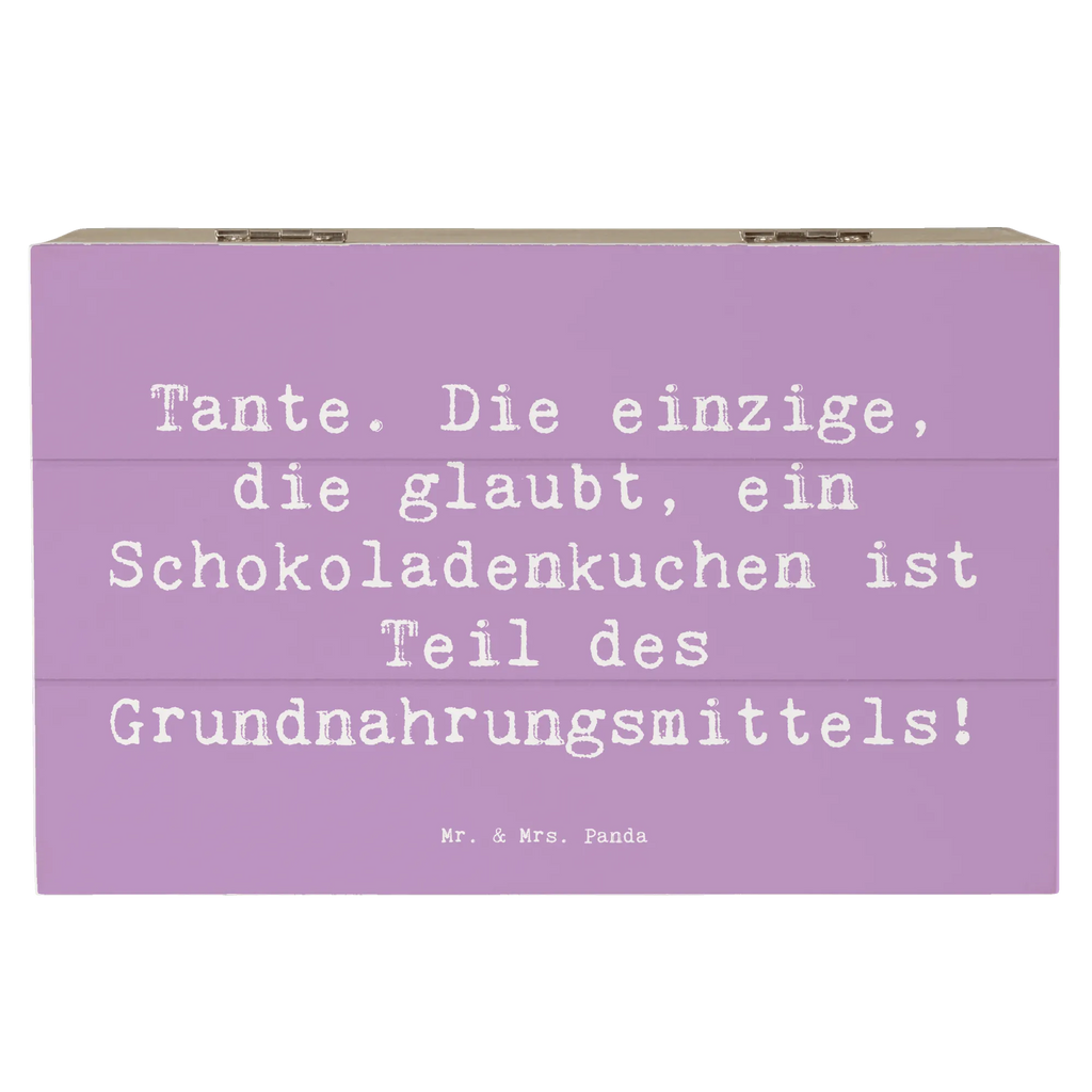 Holzkiste Spruch Tante Schokoladenkuchen Truhe, Kiste, Aufbewahrungsbox, Erinnerungskiste, XXL, Schatulle, Erinnerungsbox, Geschenkdose, Dekokiste, Geschenkbox, Holzkiste, Schatzkiste, Familie, Vatertag, Muttertag, Bruder, Schwester, Mama, Papa, Oma, Opa
