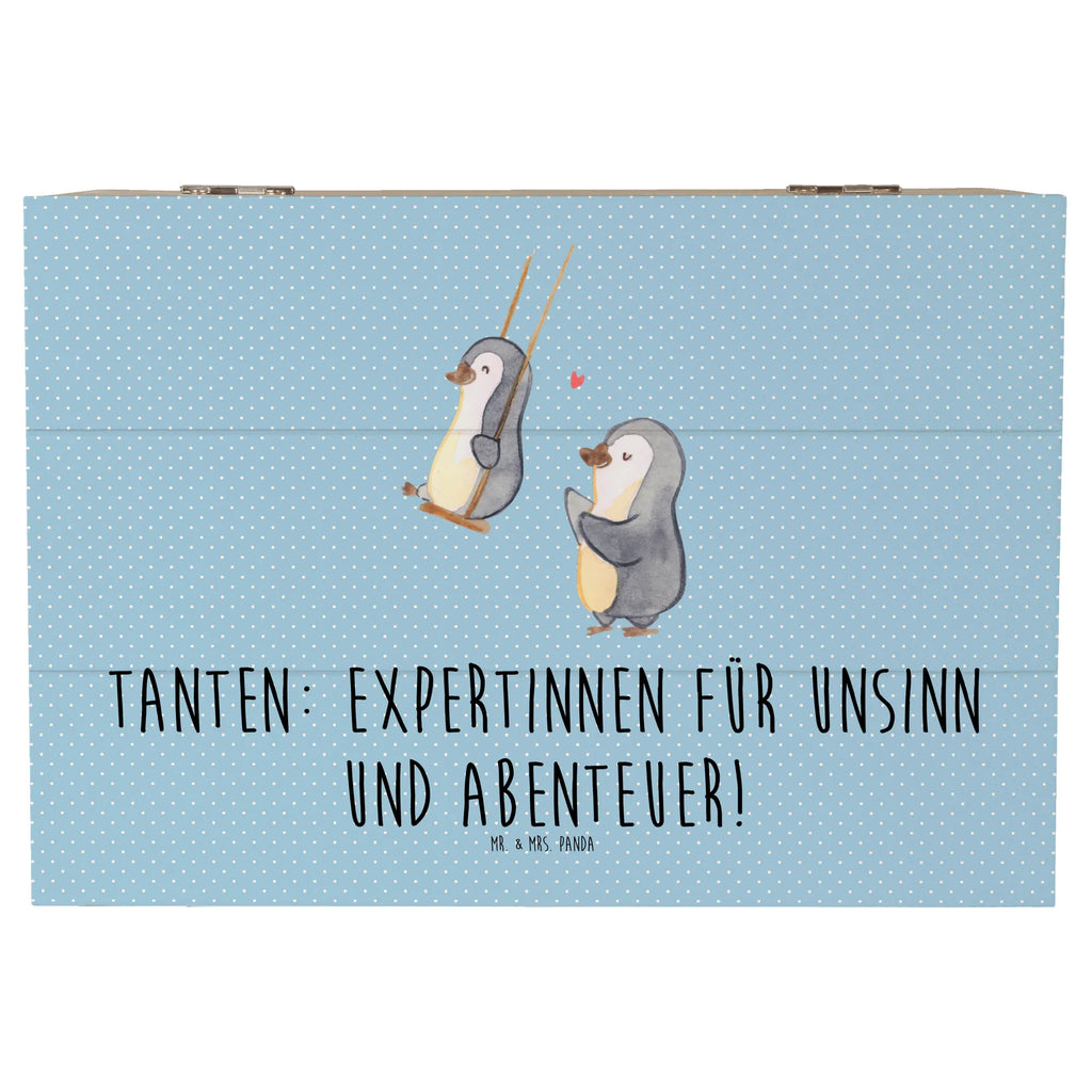 Holzkiste Tante Abenteuer Schatulle, Geschenkdose, Schatzkiste, Kiste, Erinnerungsbox, Aufbewahrungsbox, Dekokiste, XXL, Holzkiste, Geschenkbox, Erinnerungskiste, Truhe, Familie, Vatertag, Muttertag, Bruder, Schwester, Mama, Papa, Oma, Opa