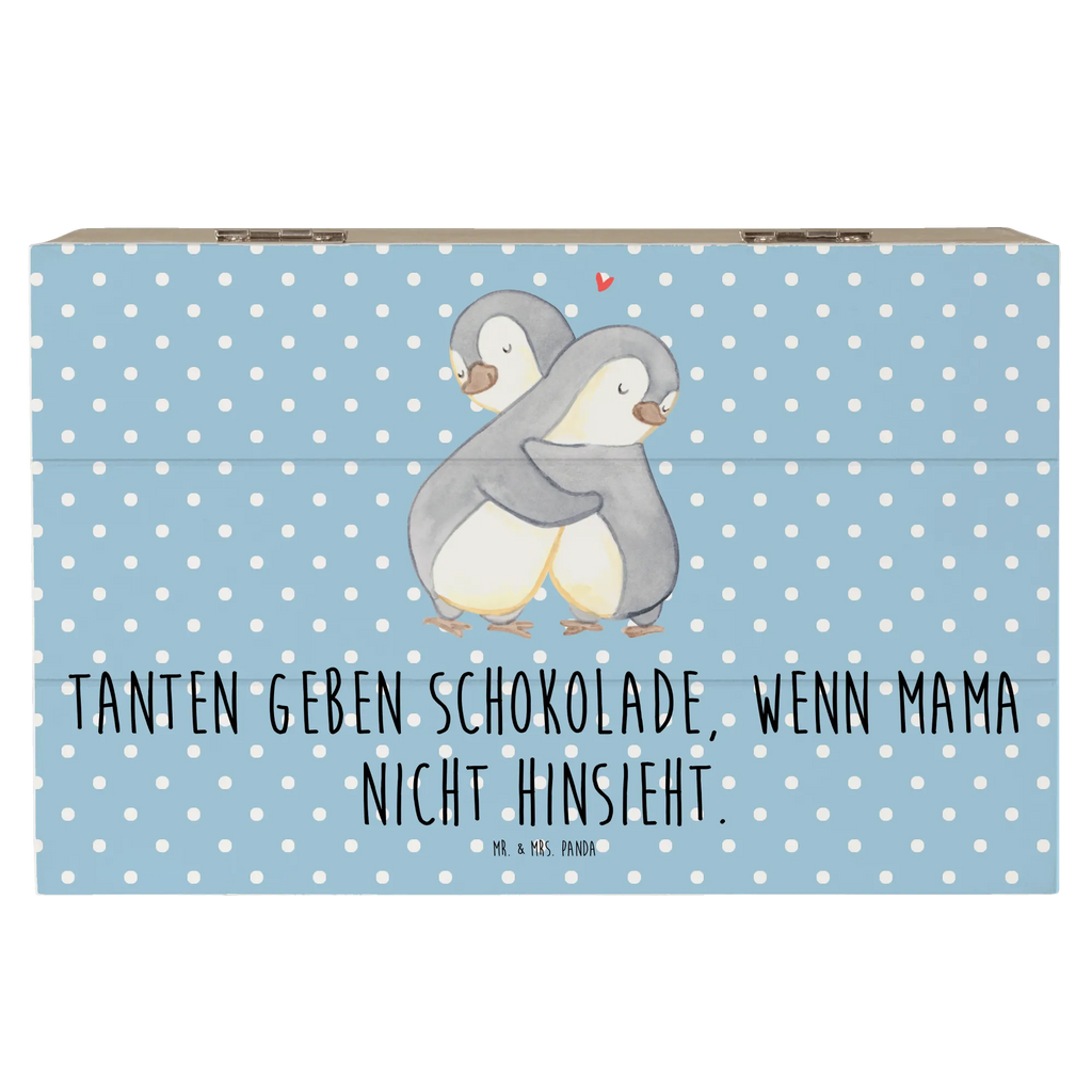 Holzkiste Tanten geben Schokolade, wenn Mama nicht hinsieht. Schatulle, Truhe, Geschenkdose, Kiste, Aufbewahrungsbox, Holzkiste, Erinnerungsbox, Dekokiste, Erinnerungskiste, Geschenkbox, Schatzkiste, XXL, Familie, Vatertag, Muttertag, Bruder, Schwester, Mama, Papa, Oma, Opa