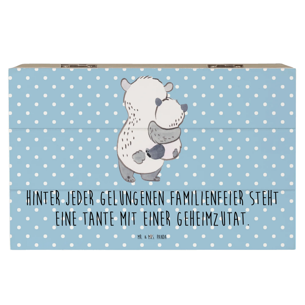 Holzkiste Tante Geheimzutat Schatulle, Dekokiste, Schatzkiste, XXL, Erinnerungsbox, Aufbewahrungsbox, Erinnerungskiste, Holzkiste, Geschenkbox, Geschenkdose, Truhe, Kiste, Familie, Vatertag, Muttertag, Bruder, Schwester, Mama, Papa, Oma, Opa