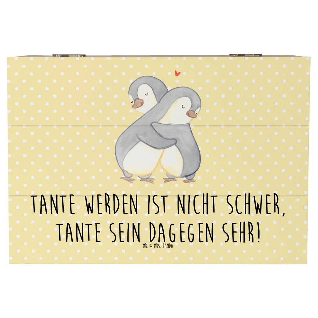 Wooden chest Tante werden ist nicht schwer, Tante sein dagegen sehr! Holzkiste, Kiste, Schatzkiste, Truhe, Schatulle, XXL, Erinnerungsbox, Erinnerungskiste, Dekokiste, Aufbewahrungsbox, Geschenkbox, Geschenkdose, Familie, Vatertag, Muttertag, Bruder, Schwester, Mama, Papa, Oma, Opa