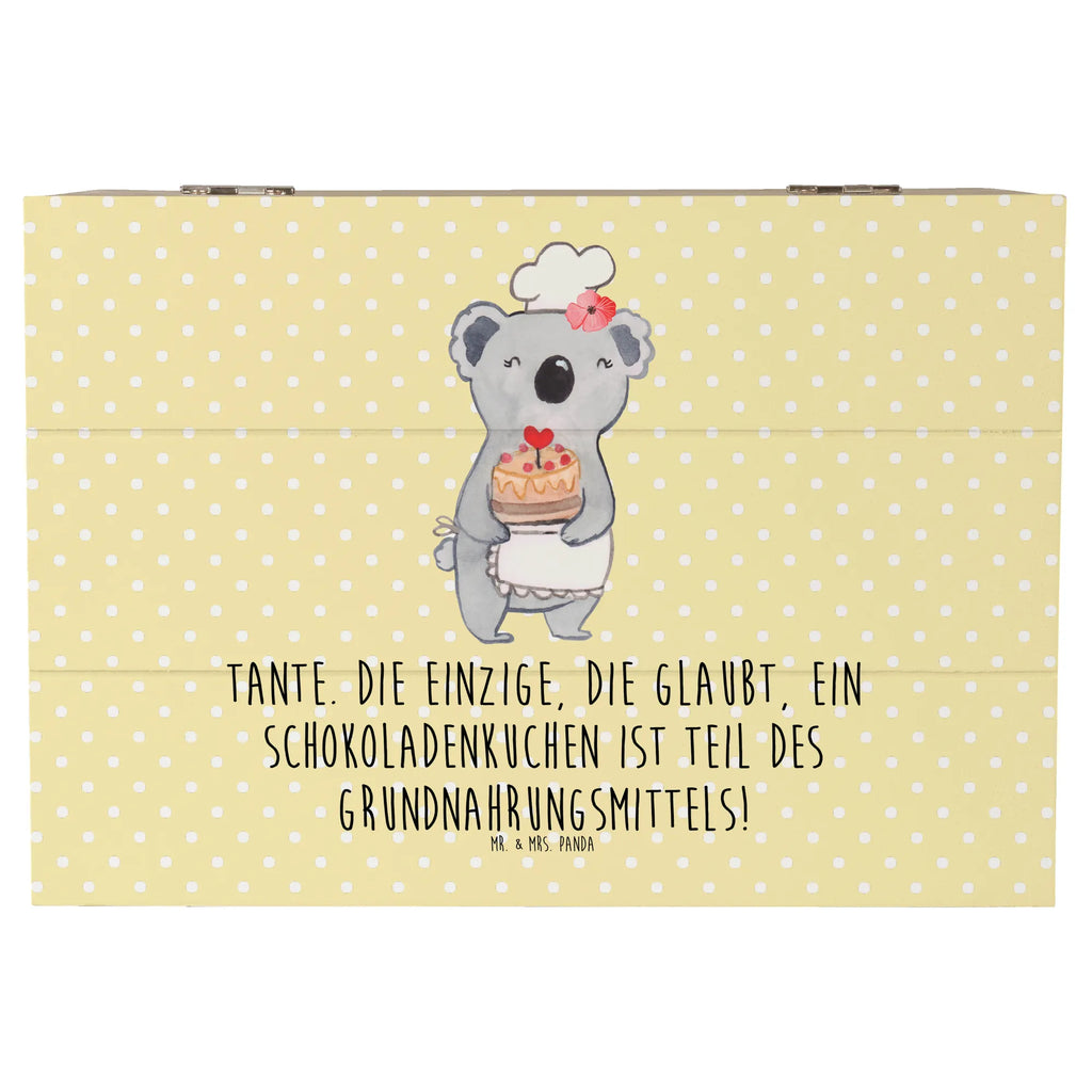 Wooden chest Tante. Die einzige, die glaubt, ein Schokoladenkuchen ist Teil des Grundnahrungsmittels! Geschenkbox, Holzkiste, XXL, Erinnerungsbox, Aufbewahrungsbox, Erinnerungskiste, Schatulle, Truhe, Geschenkdose, Schatzkiste, Kiste, Dekokiste, Familie, Vatertag, Muttertag, Bruder, Schwester, Mama, Papa, Oma, Opa