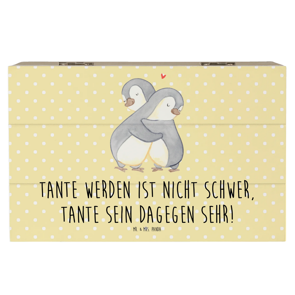 Wooden chest Tante werden ist nicht schwer, Tante sein dagegen sehr! Holzkiste, Kiste, Schatzkiste, Truhe, Schatulle, XXL, Erinnerungsbox, Erinnerungskiste, Dekokiste, Aufbewahrungsbox, Geschenkbox, Geschenkdose, Familie, Vatertag, Muttertag, Bruder, Schwester, Mama, Papa, Oma, Opa