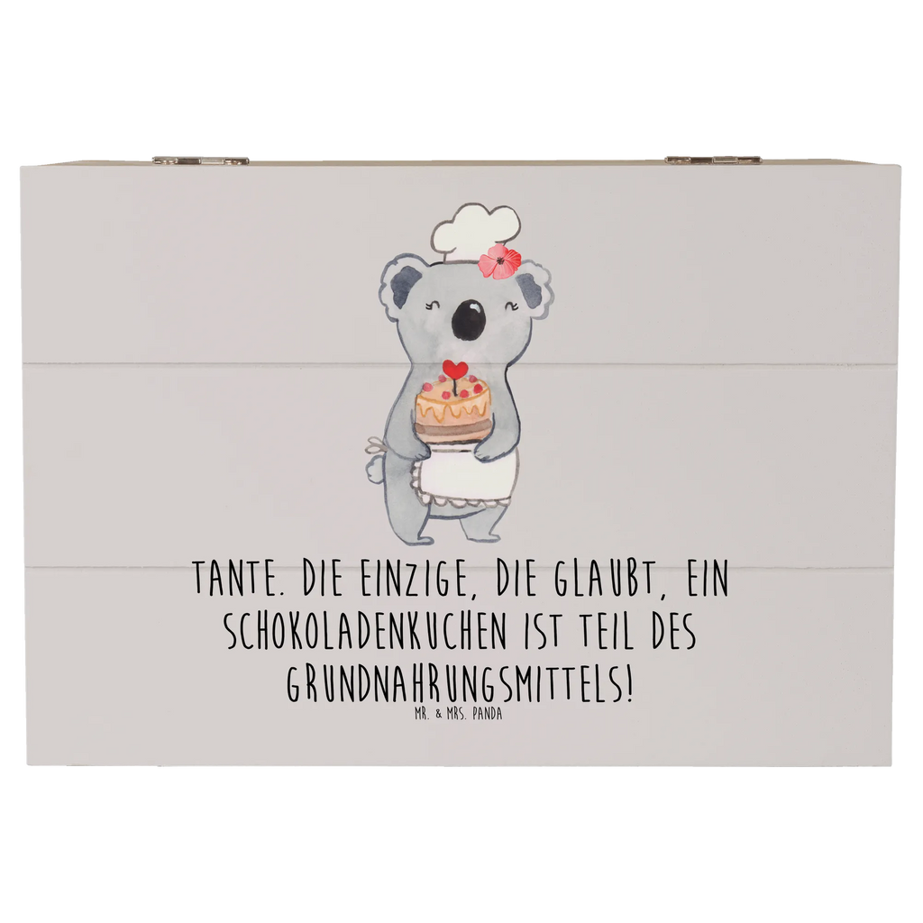 Wooden chest Tante. Die einzige, die glaubt, ein Schokoladenkuchen ist Teil des Grundnahrungsmittels! Geschenkbox, Holzkiste, XXL, Erinnerungsbox, Aufbewahrungsbox, Erinnerungskiste, Schatulle, Truhe, Geschenkdose, Schatzkiste, Kiste, Dekokiste, Familie, Vatertag, Muttertag, Bruder, Schwester, Mama, Papa, Oma, Opa