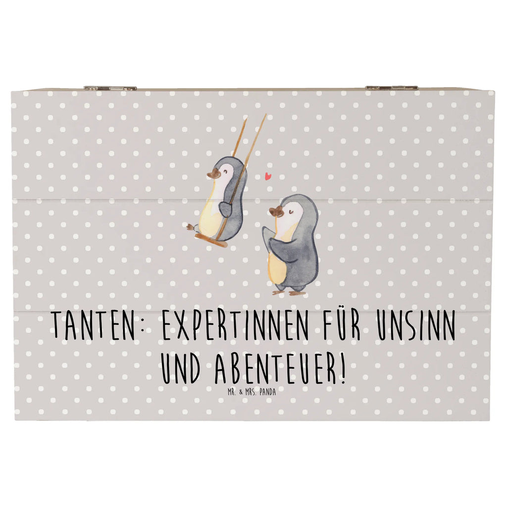 Holzkiste Tante Abenteuer Schatulle, Geschenkdose, Schatzkiste, Kiste, Erinnerungsbox, Aufbewahrungsbox, Dekokiste, XXL, Holzkiste, Geschenkbox, Erinnerungskiste, Truhe, Familie, Vatertag, Muttertag, Bruder, Schwester, Mama, Papa, Oma, Opa
