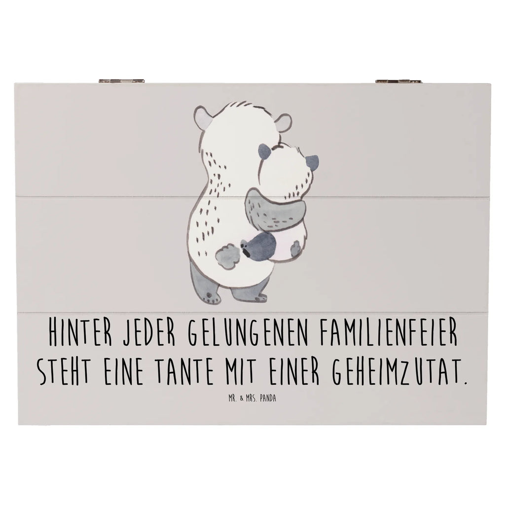 Holzkiste Tante Geheimzutat Schatulle, Dekokiste, Schatzkiste, XXL, Erinnerungsbox, Aufbewahrungsbox, Erinnerungskiste, Holzkiste, Geschenkbox, Geschenkdose, Truhe, Kiste, Familie, Vatertag, Muttertag, Bruder, Schwester, Mama, Papa, Oma, Opa