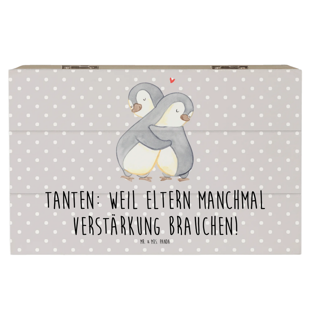 Wooden chest Tanten: Weil Eltern manchmal Verstärkung brauchen! Kiste, XXL, Truhe, Erinnerungskiste, Dekokiste, Holzkiste, Schatulle, Geschenkbox, Schatzkiste, Geschenkdose, Aufbewahrungsbox, Erinnerungsbox, Familie, Vatertag, Muttertag, Bruder, Schwester, Mama, Papa, Oma, Opa