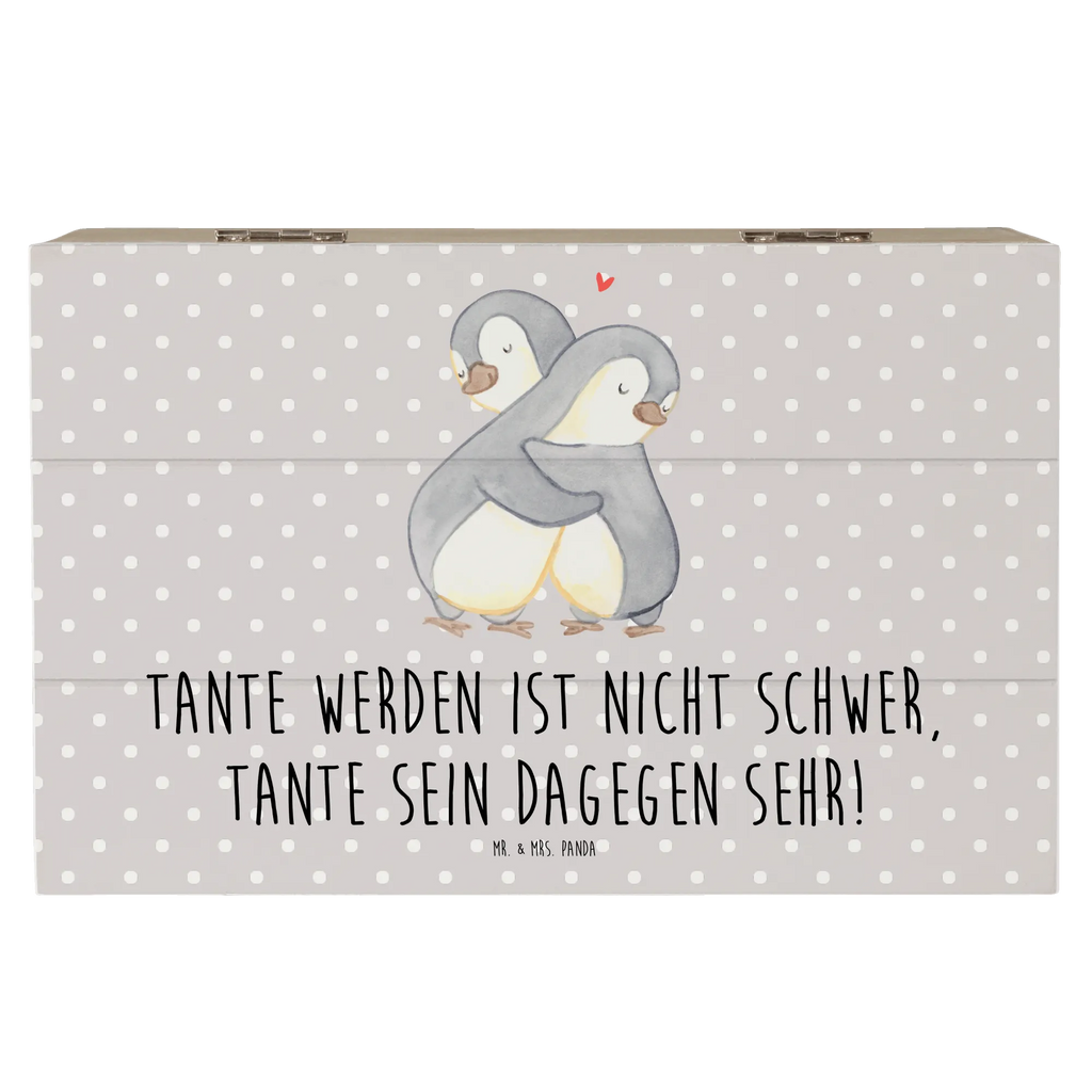 Wooden chest Tante werden ist nicht schwer, Tante sein dagegen sehr! Holzkiste, Kiste, Schatzkiste, Truhe, Schatulle, XXL, Erinnerungsbox, Erinnerungskiste, Dekokiste, Aufbewahrungsbox, Geschenkbox, Geschenkdose, Familie, Vatertag, Muttertag, Bruder, Schwester, Mama, Papa, Oma, Opa