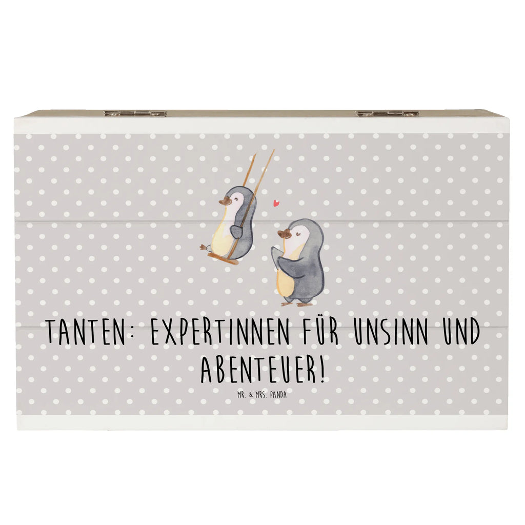 Holzkiste Tante Abenteuer Schatulle, Geschenkdose, Schatzkiste, Kiste, Erinnerungsbox, Aufbewahrungsbox, Dekokiste, XXL, Holzkiste, Geschenkbox, Erinnerungskiste, Truhe, Familie, Vatertag, Muttertag, Bruder, Schwester, Mama, Papa, Oma, Opa
