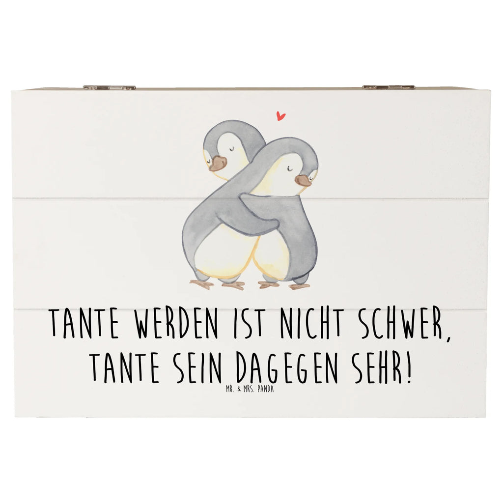 Wooden chest Tante werden ist nicht schwer, Tante sein dagegen sehr! Holzkiste, Kiste, Schatzkiste, Truhe, Schatulle, XXL, Erinnerungsbox, Erinnerungskiste, Dekokiste, Aufbewahrungsbox, Geschenkbox, Geschenkdose, Familie, Vatertag, Muttertag, Bruder, Schwester, Mama, Papa, Oma, Opa