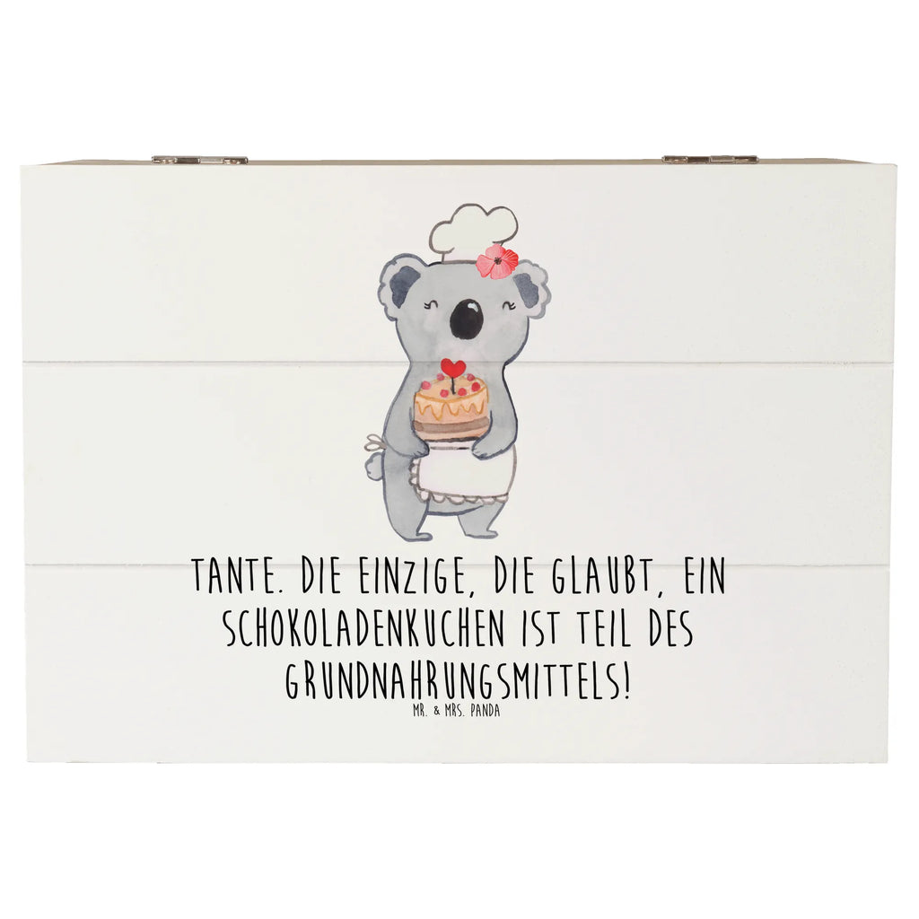Wooden chest Tante. Die einzige, die glaubt, ein Schokoladenkuchen ist Teil des Grundnahrungsmittels! Geschenkbox, Holzkiste, XXL, Erinnerungsbox, Aufbewahrungsbox, Erinnerungskiste, Schatulle, Truhe, Geschenkdose, Schatzkiste, Kiste, Dekokiste, Familie, Vatertag, Muttertag, Bruder, Schwester, Mama, Papa, Oma, Opa