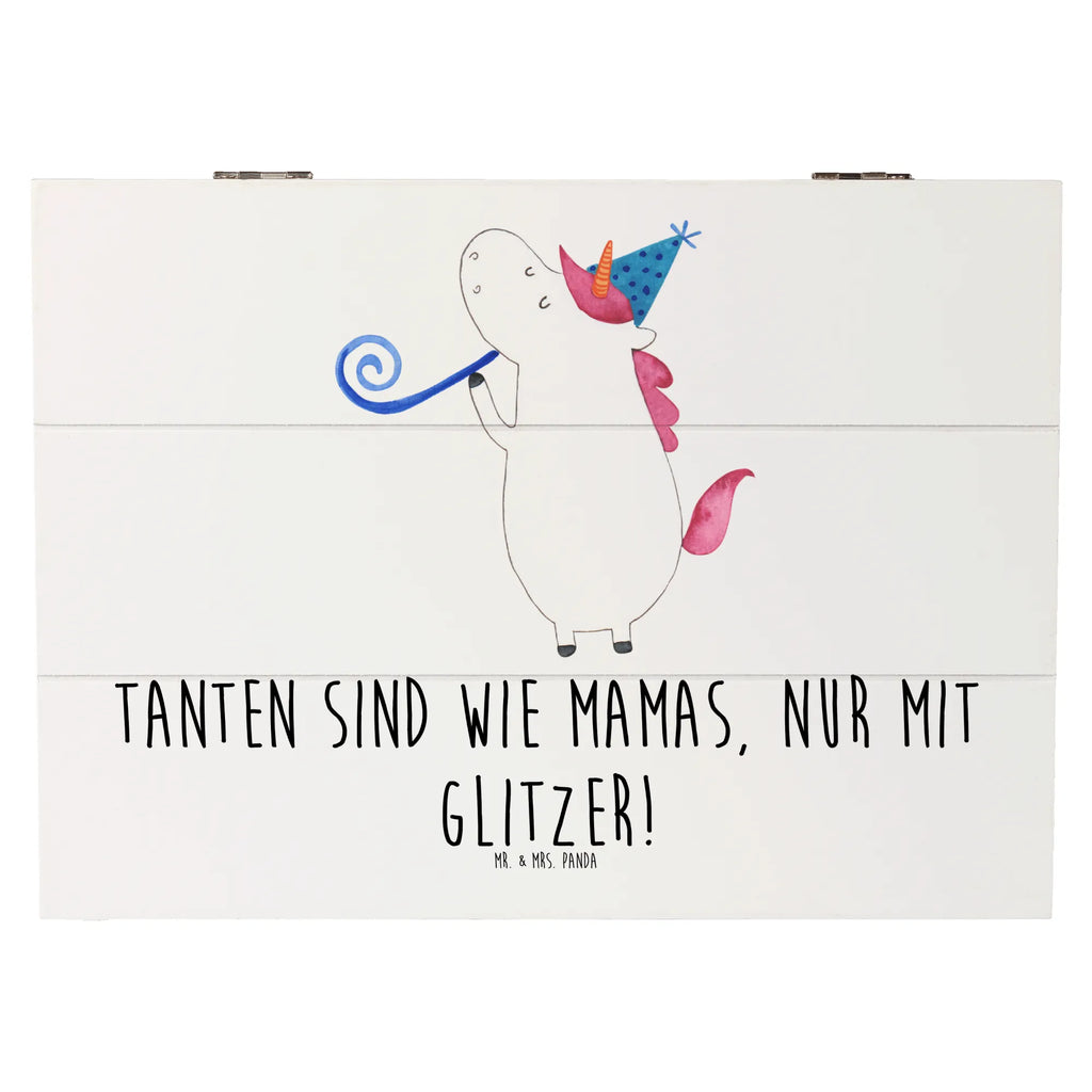Holzkiste Glitzernde Tante Erinnerungsbox, Schatulle, Kiste, Schatzkiste, Dekokiste, Erinnerungskiste, Geschenkbox, Truhe, Holzkiste, Aufbewahrungsbox, XXL, Geschenkdose, Familie, Vatertag, Muttertag, Bruder, Schwester, Mama, Papa, Oma, Opa