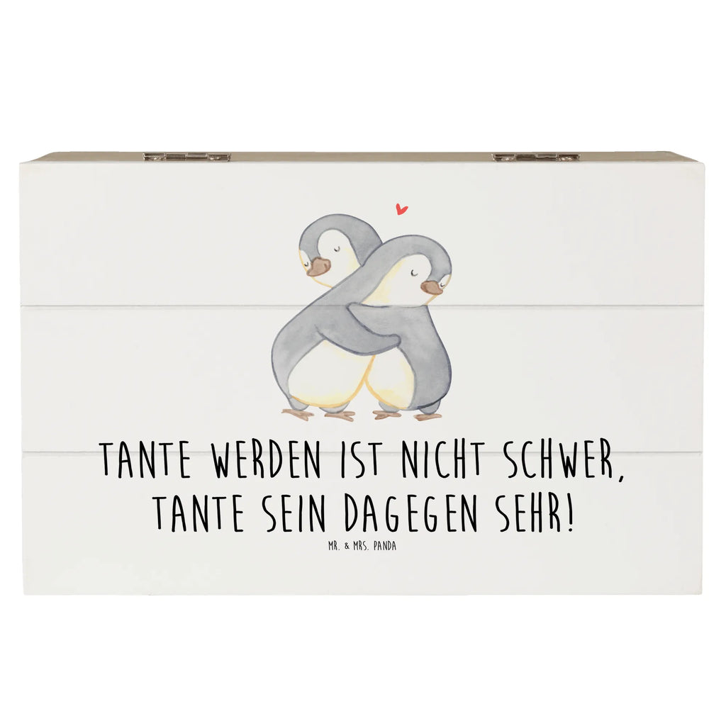 Wooden chest Tante werden ist nicht schwer, Tante sein dagegen sehr! Holzkiste, Kiste, Schatzkiste, Truhe, Schatulle, XXL, Erinnerungsbox, Erinnerungskiste, Dekokiste, Aufbewahrungsbox, Geschenkbox, Geschenkdose, Familie, Vatertag, Muttertag, Bruder, Schwester, Mama, Papa, Oma, Opa