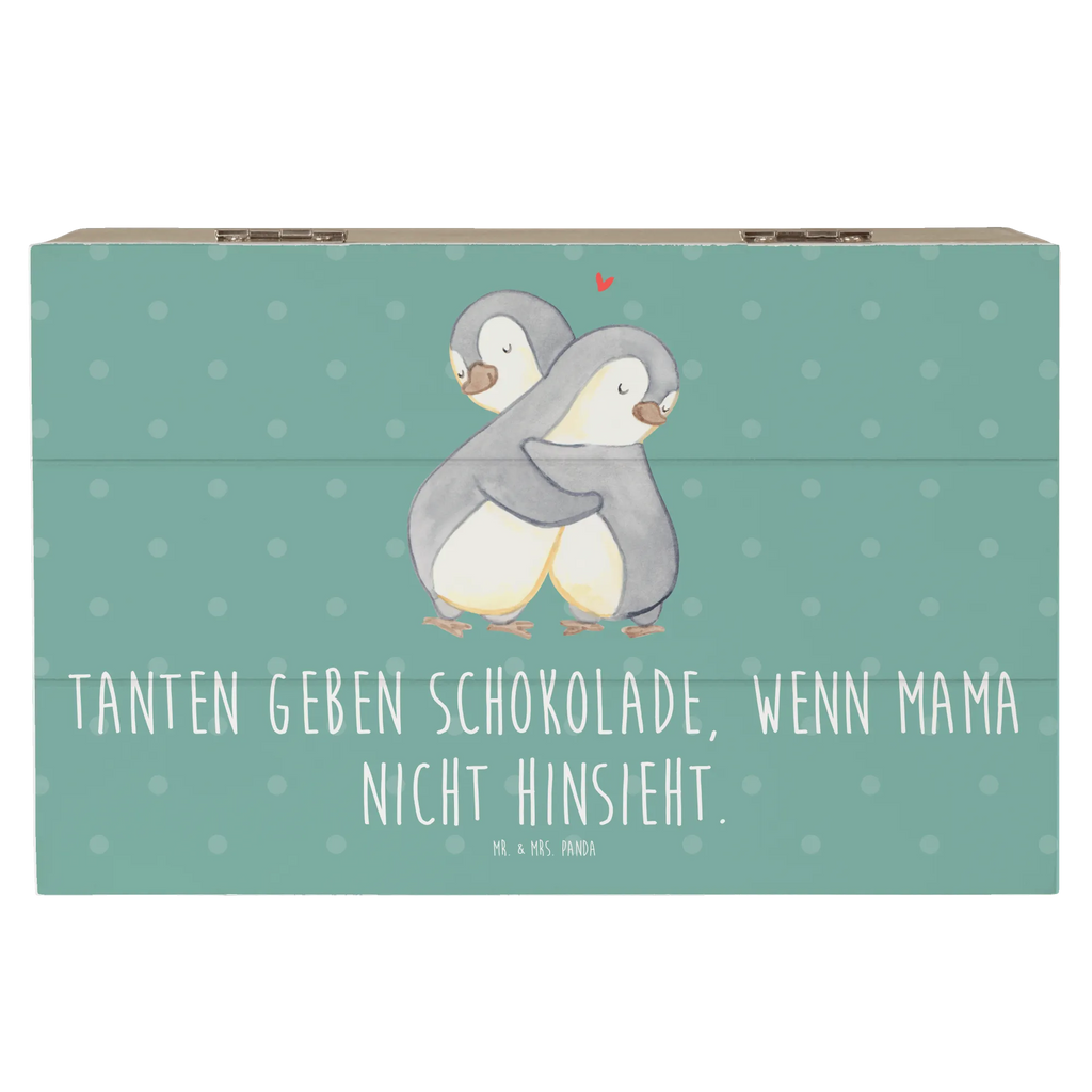 Holzkiste Tanten geben Schokolade, wenn Mama nicht hinsieht. Schatulle, Truhe, Geschenkdose, Kiste, Aufbewahrungsbox, Holzkiste, Erinnerungsbox, Dekokiste, Erinnerungskiste, Geschenkbox, Schatzkiste, XXL, Familie, Vatertag, Muttertag, Bruder, Schwester, Mama, Papa, Oma, Opa