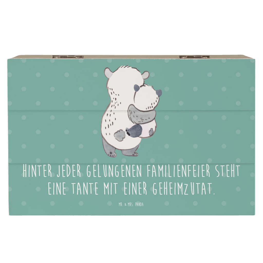 Holzkiste Tante Geheimzutat Schatulle, Dekokiste, Schatzkiste, XXL, Erinnerungsbox, Aufbewahrungsbox, Erinnerungskiste, Holzkiste, Geschenkbox, Geschenkdose, Truhe, Kiste, Familie, Vatertag, Muttertag, Bruder, Schwester, Mama, Papa, Oma, Opa