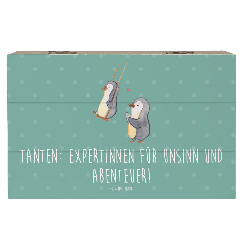 Holzkiste Tante Abenteuer Schatulle, Geschenkdose, Schatzkiste, Kiste, Erinnerungsbox, Aufbewahrungsbox, Dekokiste, XXL, Holzkiste, Geschenkbox, Erinnerungskiste, Truhe, Familie, Vatertag, Muttertag, Bruder, Schwester, Mama, Papa, Oma, Opa