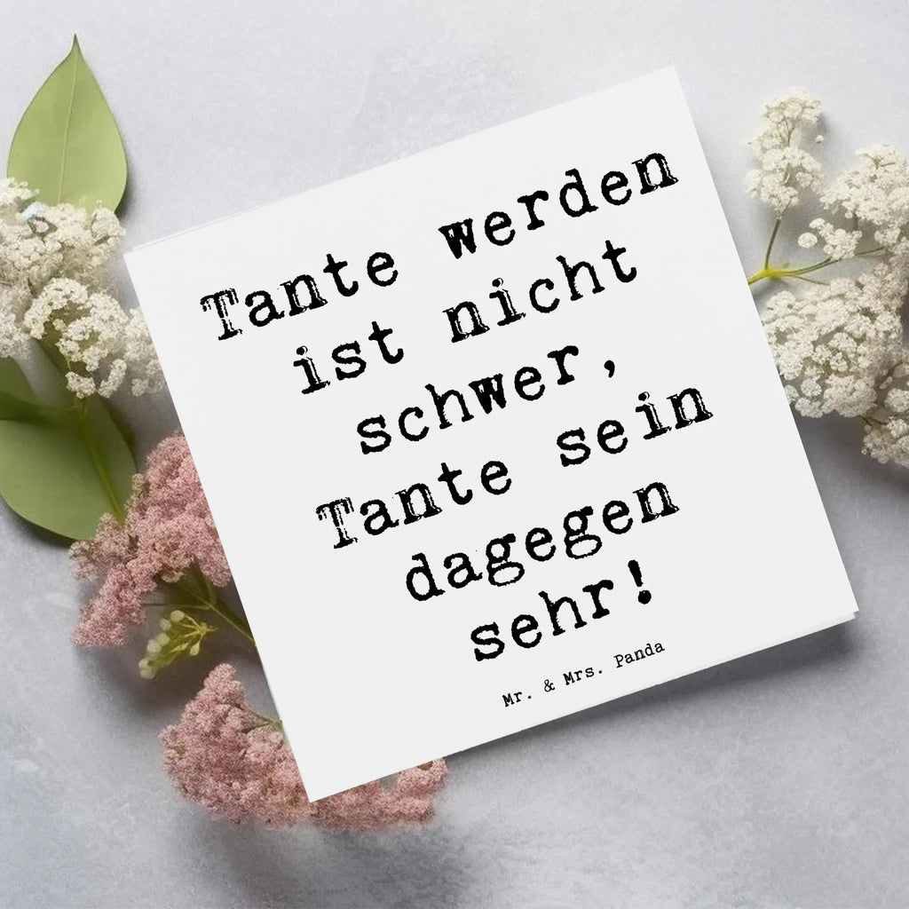 Deluxe Karte Spruch Tolle Tante Geburtstagskarte, Klappkarte, Grußkarte, Hochwertige Klappkarte, Karte, Glückwunschkarte, Einladungskarte, Hochzeitskarte, Hochwertige Grußkarte, Familie, Vatertag, Muttertag, Bruder, Schwester, Mama, Papa, Oma, Opa