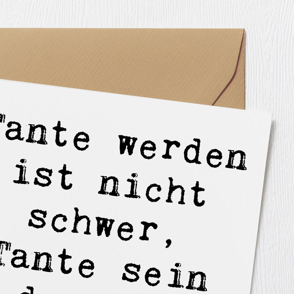 Deluxe Karte Spruch Tolle Tante Geburtstagskarte, Klappkarte, Grußkarte, Hochwertige Klappkarte, Karte, Glückwunschkarte, Einladungskarte, Hochzeitskarte, Hochwertige Grußkarte, Familie, Vatertag, Muttertag, Bruder, Schwester, Mama, Papa, Oma, Opa
