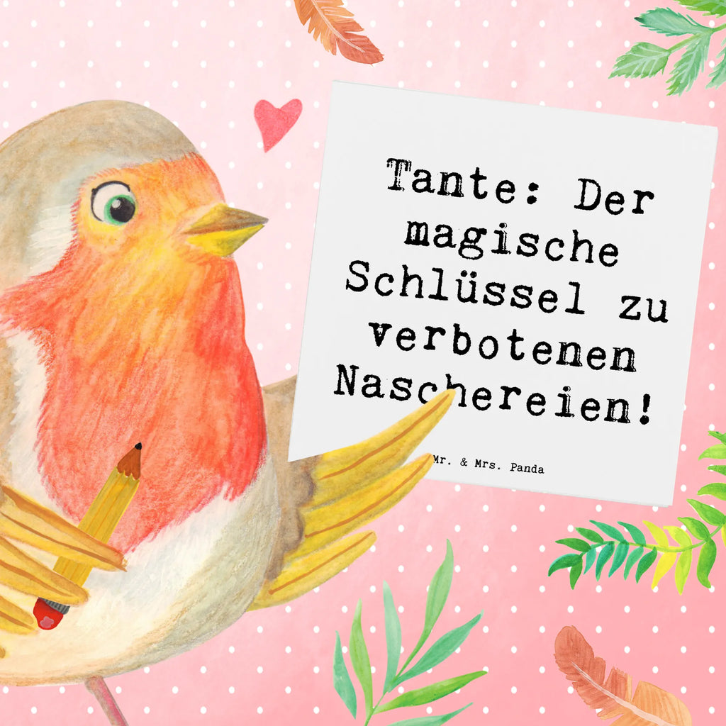 Deluxe Karte Spruch Zauberhafte Tante Karte, Einladungskarte, Geburtstagskarte, Hochzeitskarte, Glückwunschkarte, Hochwertige Grußkarte, Klappkarte, Grußkarte, Hochwertige Klappkarte, Familie, Vatertag, Muttertag, Bruder, Schwester, Mama, Papa, Oma, Opa