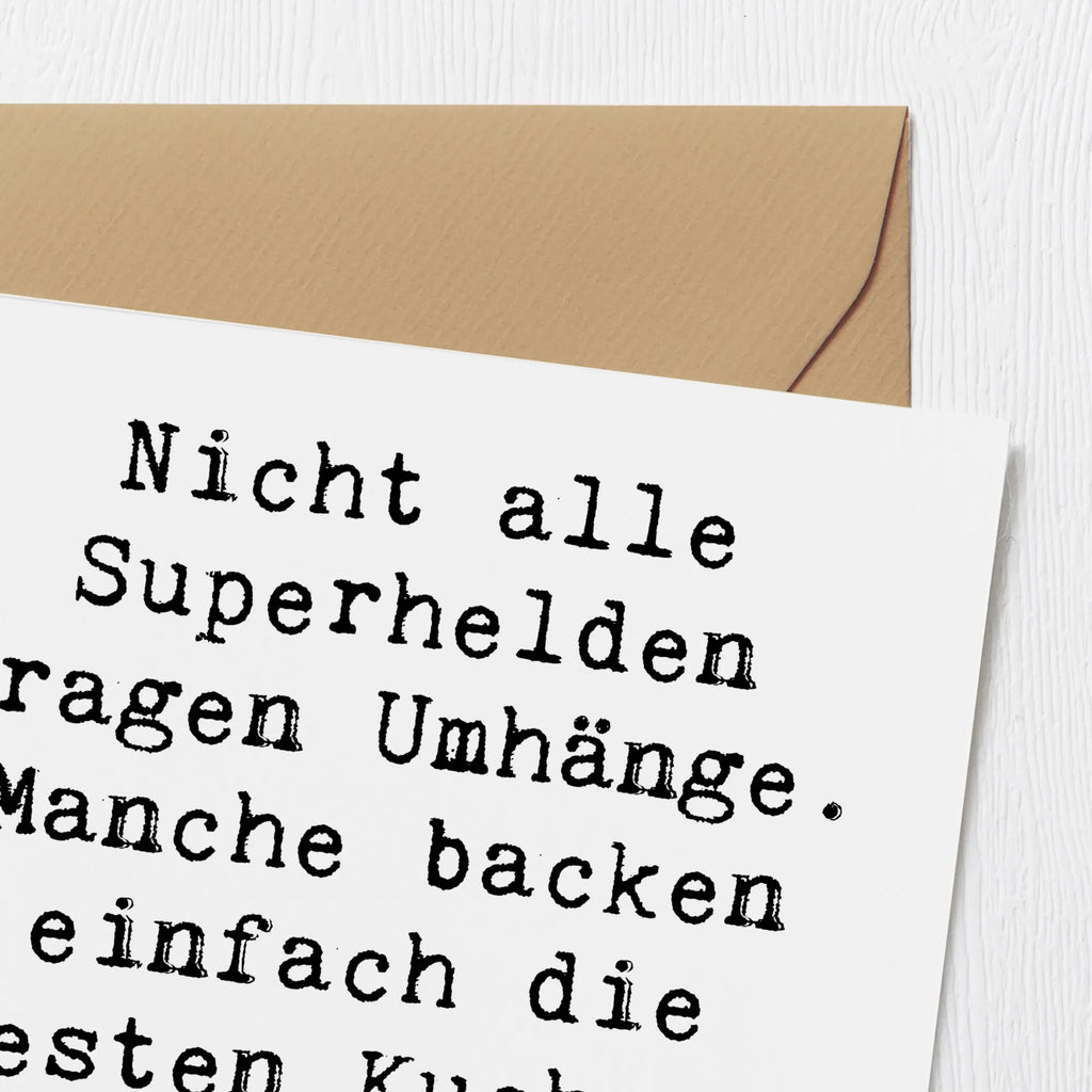 Deluxe Card Saying Nicht alle Superhelden tragen Umhänge. Manche backen einfach die besten Kuchen, wie meine Tante! Geburtstagskarte, Grußkarte, Klappkarte, Karte, Hochwertige Grußkarte, Hochwertige Klappkarte, Einladungskarte, Glückwunschkarte, Hochzeitskarte, Familie, Vatertag, Muttertag, Bruder, Schwester, Mama, Papa, Oma, Opa
