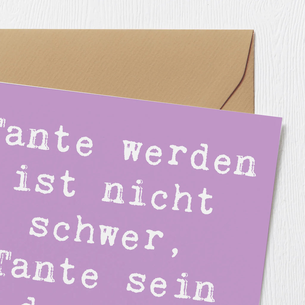 Deluxe Karte Spruch Tolle Tante Geburtstagskarte, Klappkarte, Grußkarte, Hochwertige Klappkarte, Karte, Glückwunschkarte, Einladungskarte, Hochzeitskarte, Hochwertige Grußkarte, Familie, Vatertag, Muttertag, Bruder, Schwester, Mama, Papa, Oma, Opa