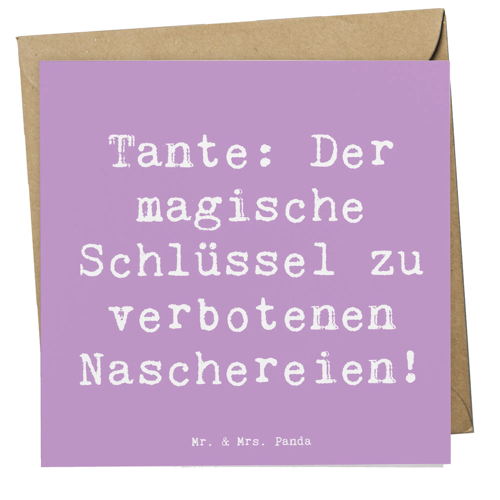 Deluxe Karte Spruch Zauberhafte Tante Karte, Einladungskarte, Geburtstagskarte, Hochzeitskarte, Glückwunschkarte, Hochwertige Grußkarte, Klappkarte, Grußkarte, Hochwertige Klappkarte, Familie, Vatertag, Muttertag, Bruder, Schwester, Mama, Papa, Oma, Opa