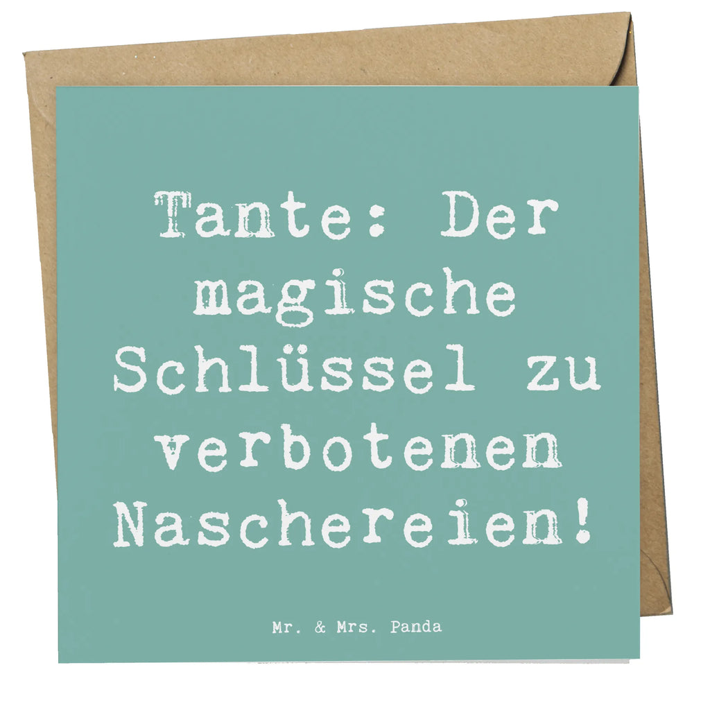 Deluxe Karte Spruch Zauberhafte Tante Karte, Einladungskarte, Geburtstagskarte, Hochzeitskarte, Glückwunschkarte, Hochwertige Grußkarte, Klappkarte, Grußkarte, Hochwertige Klappkarte, Familie, Vatertag, Muttertag, Bruder, Schwester, Mama, Papa, Oma, Opa