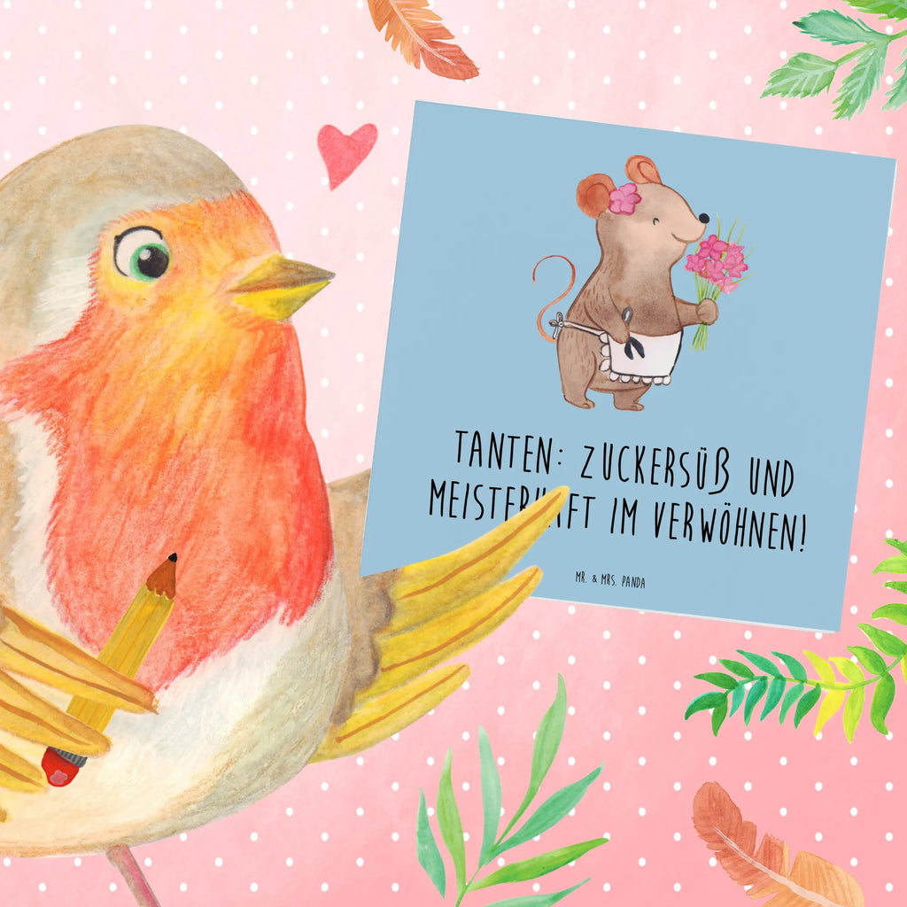 Deluxe Card Tanten: Zuckersüß und meisterhaft im Verwöhnen! Hochwertige Grußkarte, Hochwertige Klappkarte, Einladungskarte, Hochzeitskarte, Grußkarte, Karte, Glückwunschkarte, Geburtstagskarte, Klappkarte, Familie, Vatertag, Muttertag, Bruder, Schwester, Mama, Papa, Oma, Opa