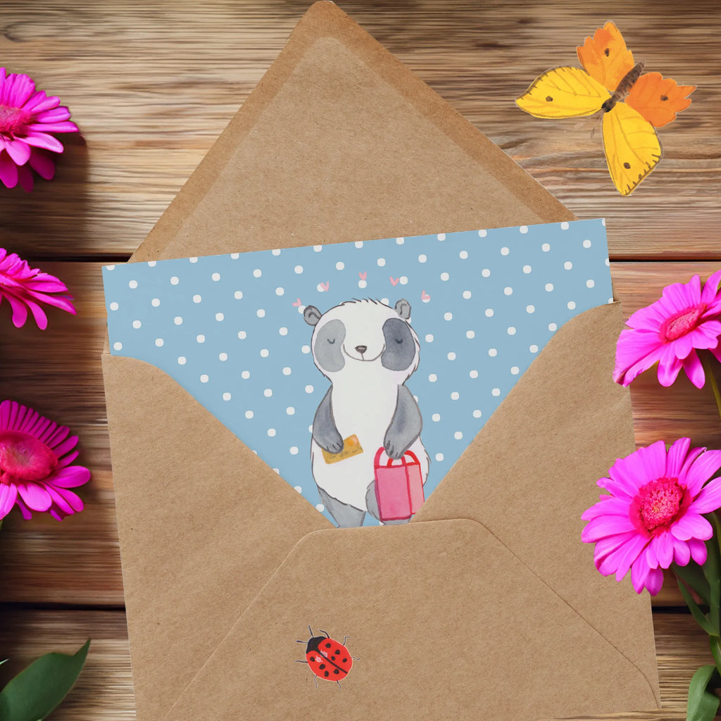 Deluxe Karte Tante Shopping Hochwertige Klappkarte, Grußkarte, Karte, Glückwunschkarte, Hochzeitskarte, Geburtstagskarte, Hochwertige Grußkarte, Einladungskarte, Klappkarte, Familie, Vatertag, Muttertag, Bruder, Schwester, Mama, Papa, Oma, Opa