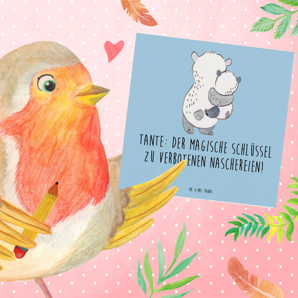 Deluxe Karte Zauberhafte Tante Karte, Geburtstagskarte, Hochwertige Grußkarte, Hochwertige Klappkarte, Grußkarte, Glückwunschkarte, Klappkarte, Hochzeitskarte, Einladungskarte, Familie, Vatertag, Muttertag, Bruder, Schwester, Mama, Papa, Oma, Opa