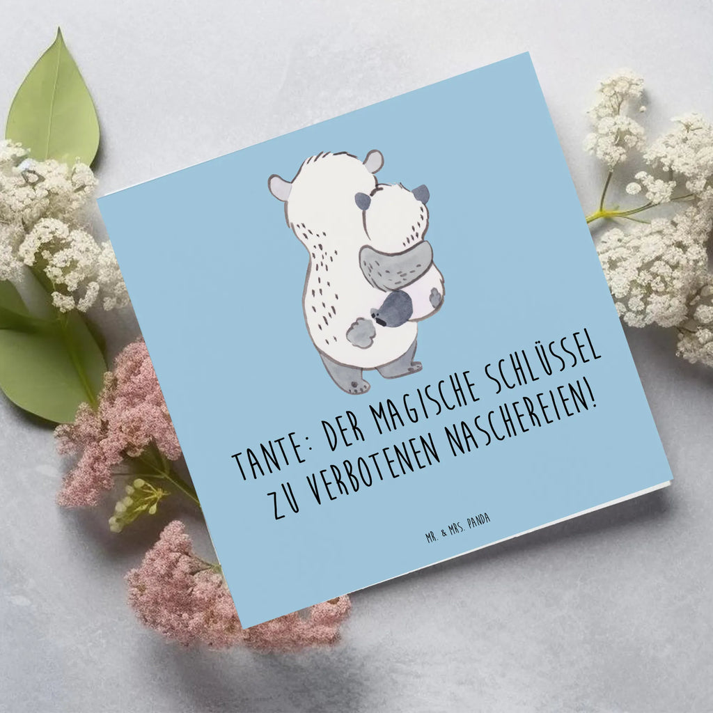 Deluxe Karte Zauberhafte Tante Karte, Geburtstagskarte, Hochwertige Grußkarte, Hochwertige Klappkarte, Grußkarte, Glückwunschkarte, Klappkarte, Hochzeitskarte, Einladungskarte, Familie, Vatertag, Muttertag, Bruder, Schwester, Mama, Papa, Oma, Opa