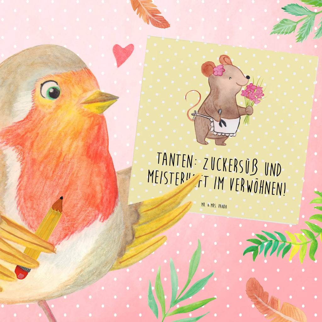 Deluxe Card Tanten: Zuckersüß und meisterhaft im Verwöhnen! Hochwertige Grußkarte, Hochwertige Klappkarte, Einladungskarte, Hochzeitskarte, Grußkarte, Karte, Glückwunschkarte, Geburtstagskarte, Klappkarte, Familie, Vatertag, Muttertag, Bruder, Schwester, Mama, Papa, Oma, Opa