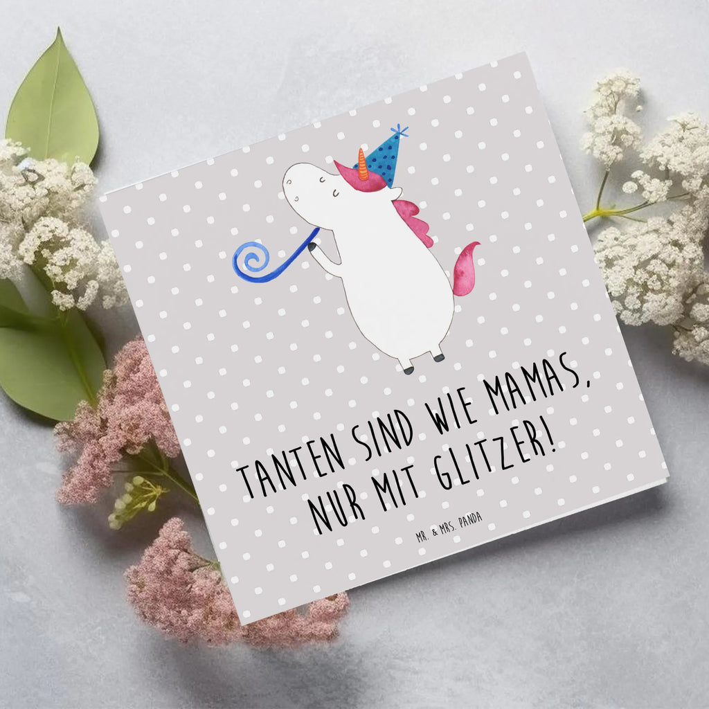 Deluxe Karte Glitzernde Tante Einladungskarte, Glückwunschkarte, Karte, Klappkarte, Geburtstagskarte, Hochwertige Grußkarte, Hochzeitskarte, Hochwertige Klappkarte, Grußkarte, Familie, Vatertag, Muttertag, Bruder, Schwester, Mama, Papa, Oma, Opa