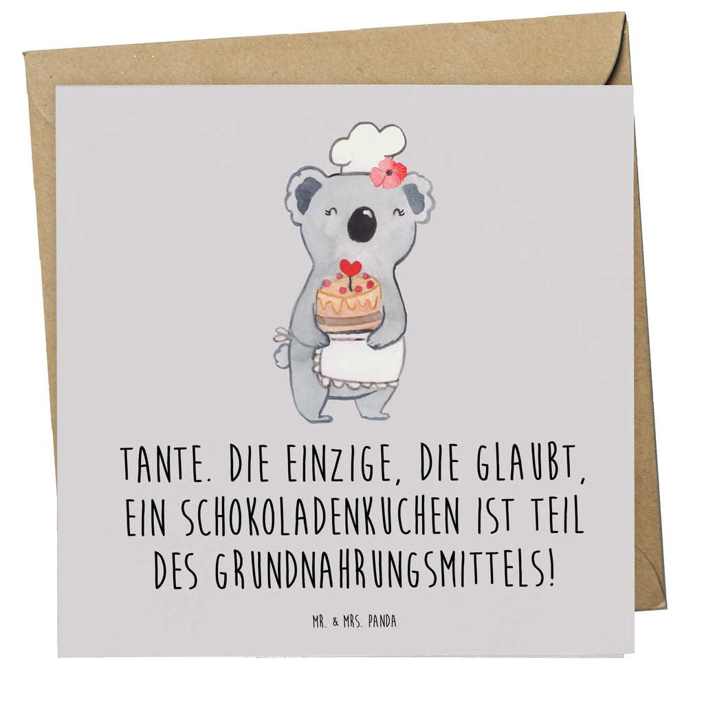 Deluxe Card Tante. Die einzige, die glaubt, ein Schokoladenkuchen ist Teil des Grundnahrungsmittels! Glückwunschkarte, Karte, Einladungskarte, Hochzeitskarte, Klappkarte, Geburtstagskarte, Grußkarte, Hochwertige Klappkarte, Hochwertige Grußkarte, Familie, Vatertag, Muttertag, Bruder, Schwester, Mama, Papa, Oma, Opa