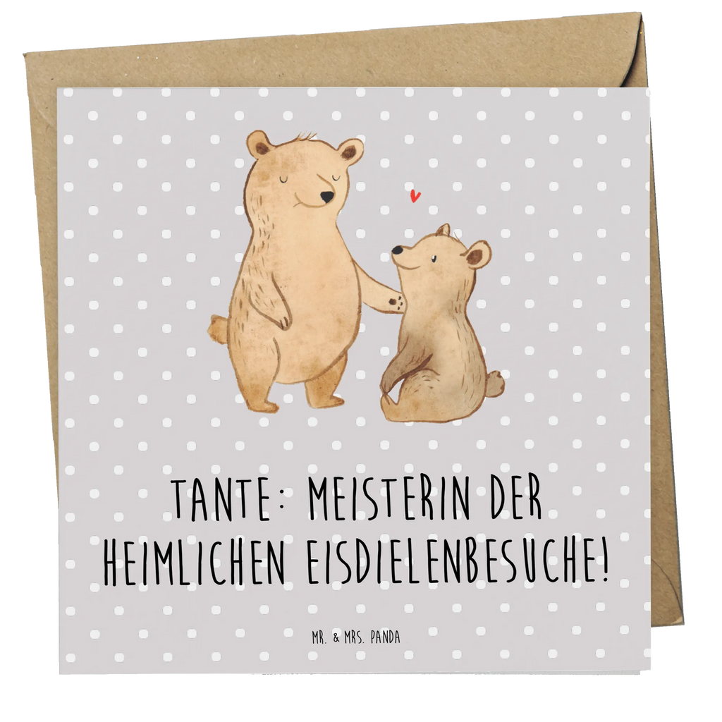 Deluxe Karte Tante Eisdielenmeisterin Grußkarte, Einladungskarte, Hochwertige Grußkarte, Klappkarte, Karte, Hochwertige Klappkarte, Hochzeitskarte, Geburtstagskarte, Glückwunschkarte, Familie, Vatertag, Muttertag, Bruder, Schwester, Mama, Papa, Oma, Opa