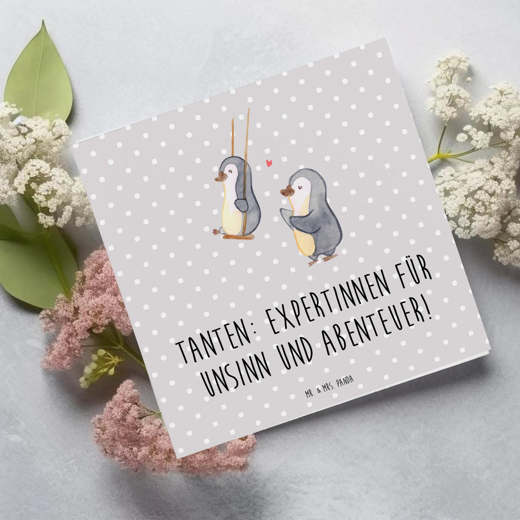 Deluxe Karte Tante Abenteuer Hochwertige Klappkarte, Geburtstagskarte, Karte, Hochwertige Grußkarte, Hochzeitskarte, Grußkarte, Einladungskarte, Klappkarte, Glückwunschkarte, Familie, Vatertag, Muttertag, Bruder, Schwester, Mama, Papa, Oma, Opa