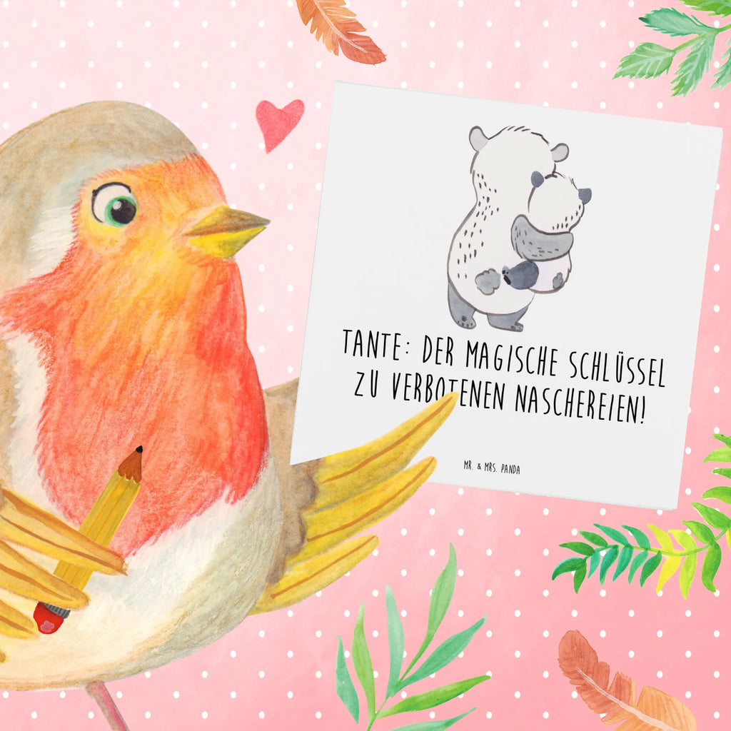 Deluxe Karte Zauberhafte Tante Karte, Geburtstagskarte, Hochwertige Grußkarte, Hochwertige Klappkarte, Grußkarte, Glückwunschkarte, Klappkarte, Hochzeitskarte, Einladungskarte, Familie, Vatertag, Muttertag, Bruder, Schwester, Mama, Papa, Oma, Opa