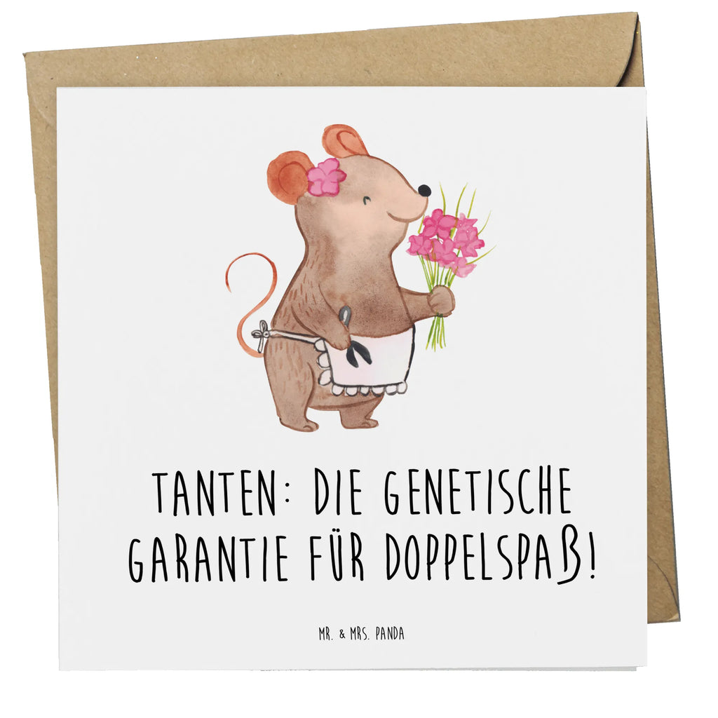 Deluxe Karte Tanten Doppelspaß Einladungskarte, Klappkarte, Grußkarte, Hochzeitskarte, Glückwunschkarte, Karte, Geburtstagskarte, Hochwertige Grußkarte, Hochwertige Klappkarte, Familie, Vatertag, Muttertag, Bruder, Schwester, Mama, Papa, Oma, Opa