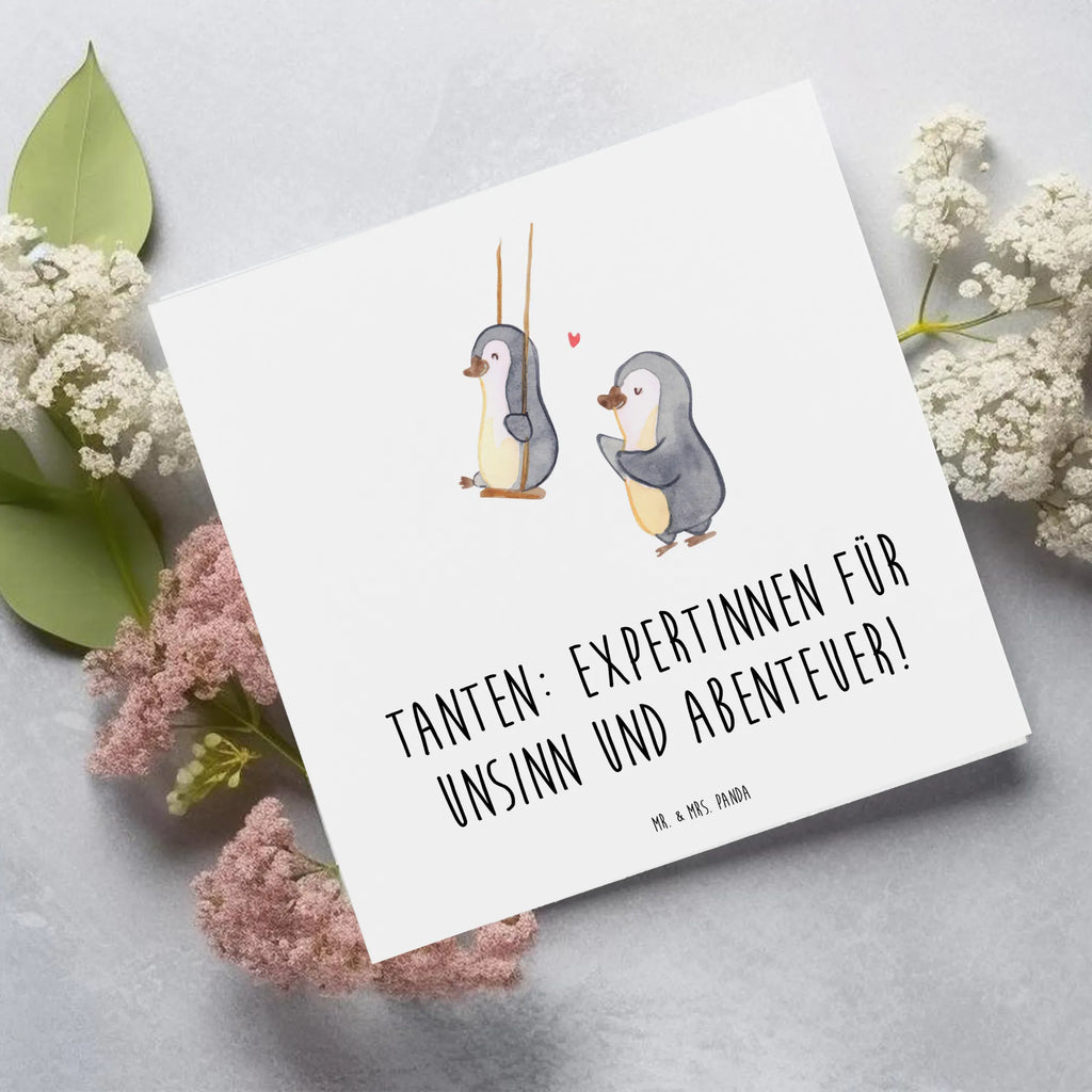 Deluxe Karte Tante Abenteuer Hochwertige Klappkarte, Geburtstagskarte, Karte, Hochwertige Grußkarte, Hochzeitskarte, Grußkarte, Einladungskarte, Klappkarte, Glückwunschkarte, Familie, Vatertag, Muttertag, Bruder, Schwester, Mama, Papa, Oma, Opa