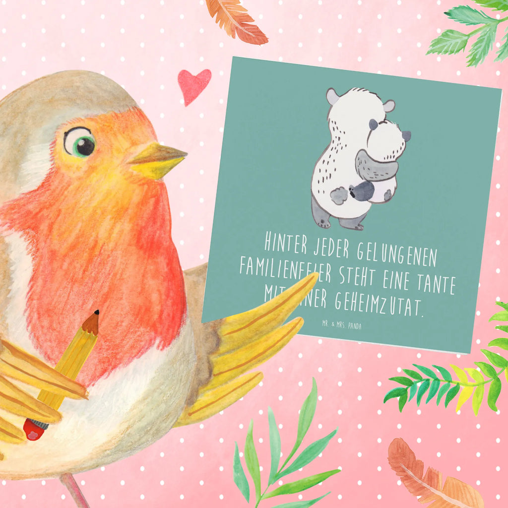 Deluxe Karte Tante Geheimzutat Klappkarte, Grußkarte, Karte, Glückwunschkarte, Geburtstagskarte, Hochzeitskarte, Hochwertige Klappkarte, Hochwertige Grußkarte, Einladungskarte, Familie, Vatertag, Muttertag, Bruder, Schwester, Mama, Papa, Oma, Opa