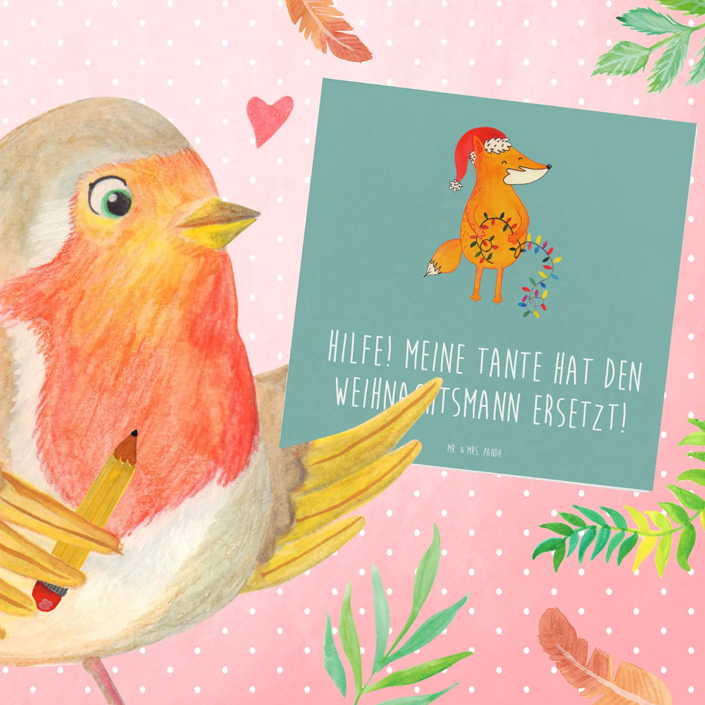 Deluxe Karte Tante Weihnachten Karte, Geburtstagskarte, Grußkarte, Einladungskarte, Hochwertige Klappkarte, Hochzeitskarte, Glückwunschkarte, Klappkarte, Hochwertige Grußkarte, Familie, Vatertag, Muttertag, Bruder, Schwester, Mama, Papa, Oma, Opa